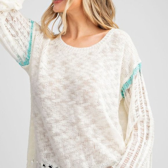 Lightweight Loose Knit Sweater - Picture 2 of 6